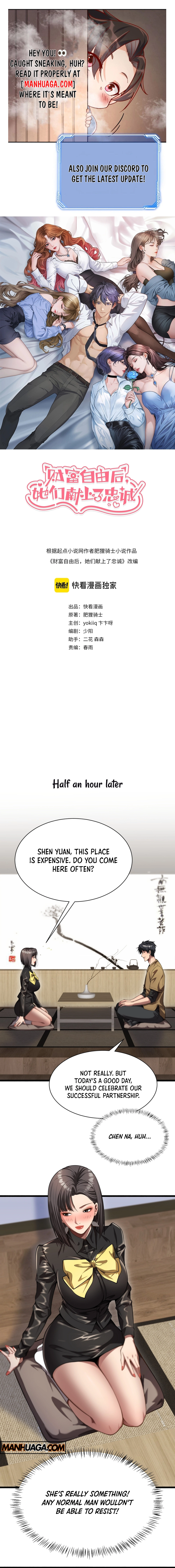 They offered their loyalty to me after I obtained Financial Freedom Chapter 10 page 0