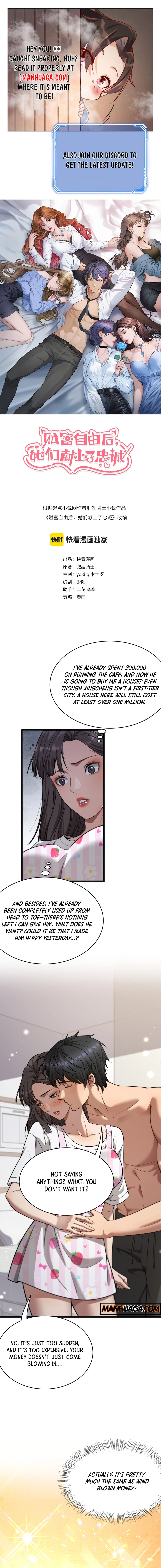 They offered their loyalty to me after I obtained Financial Freedom Chapter 11 page 0