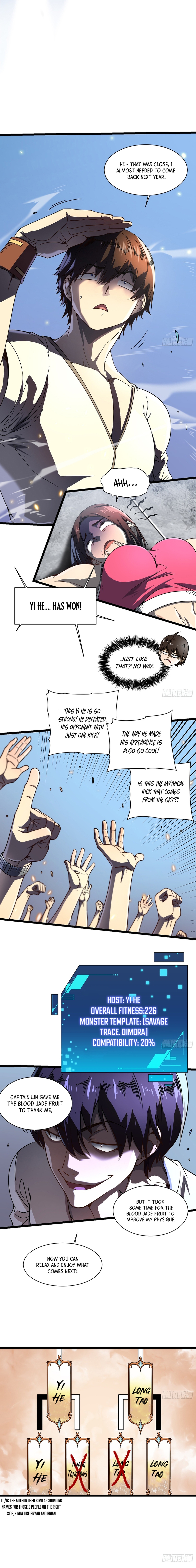 Martial Evolution: Start by Awakening the King of Monsters Chapter 5 page 4